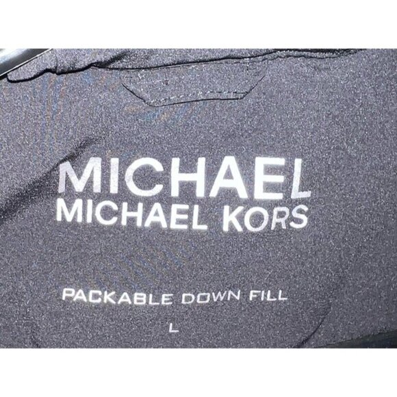 Michael Kors Youth Puffer Jacket W/ hood Pockets Down-filled LARGE - Picture 3 of 3